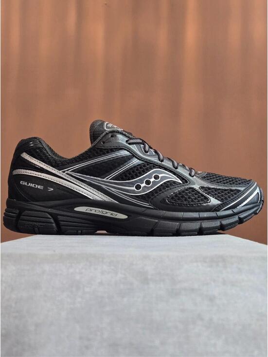 Saucony Progrid Guide 7 - Black Silver (S70936-16) Men\'s 8 / Women\'s 9.5 NIB main image 4